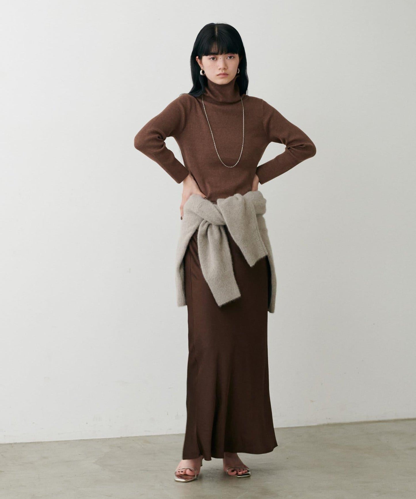 基礎羅紋高領衫