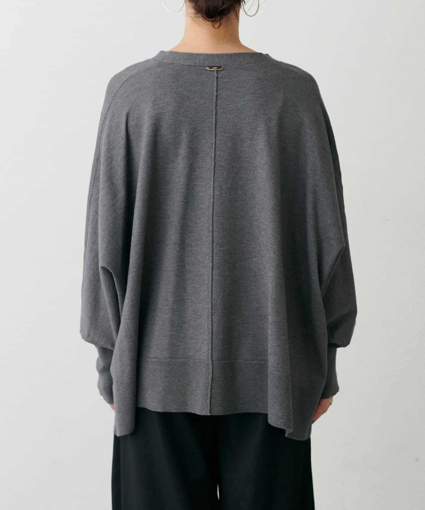 寬鬆蝙蝠袖針織開衫