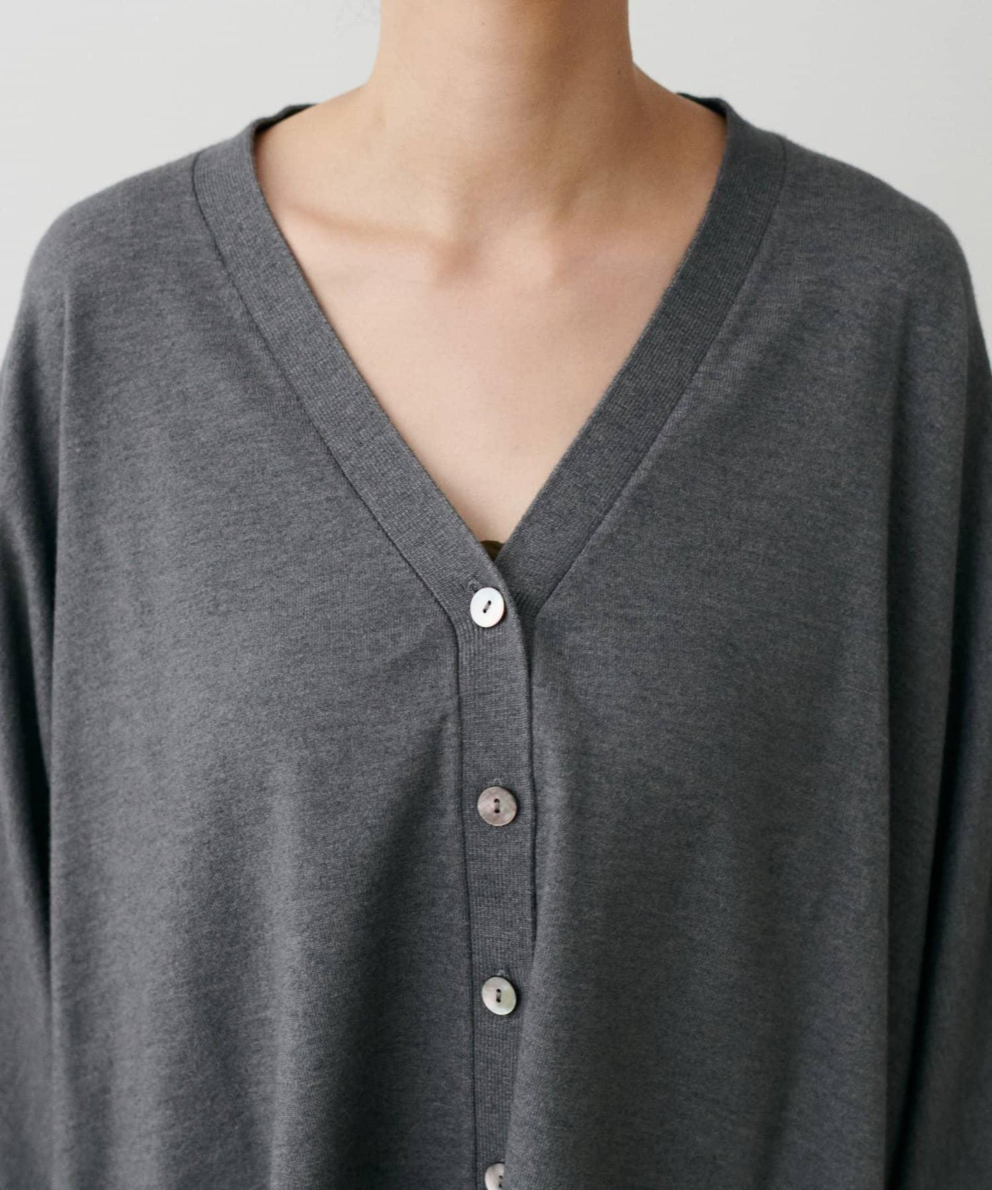 寬鬆蝙蝠袖針織開衫