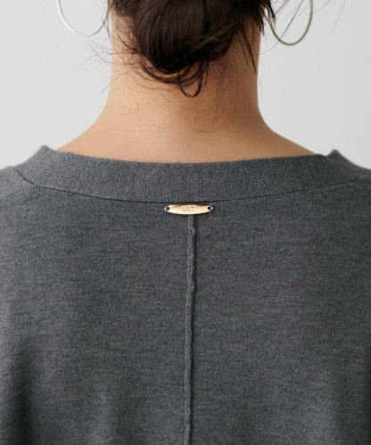 寬鬆蝙蝠袖針織開衫