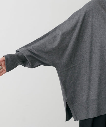 寬鬆蝙蝠袖針織開衫