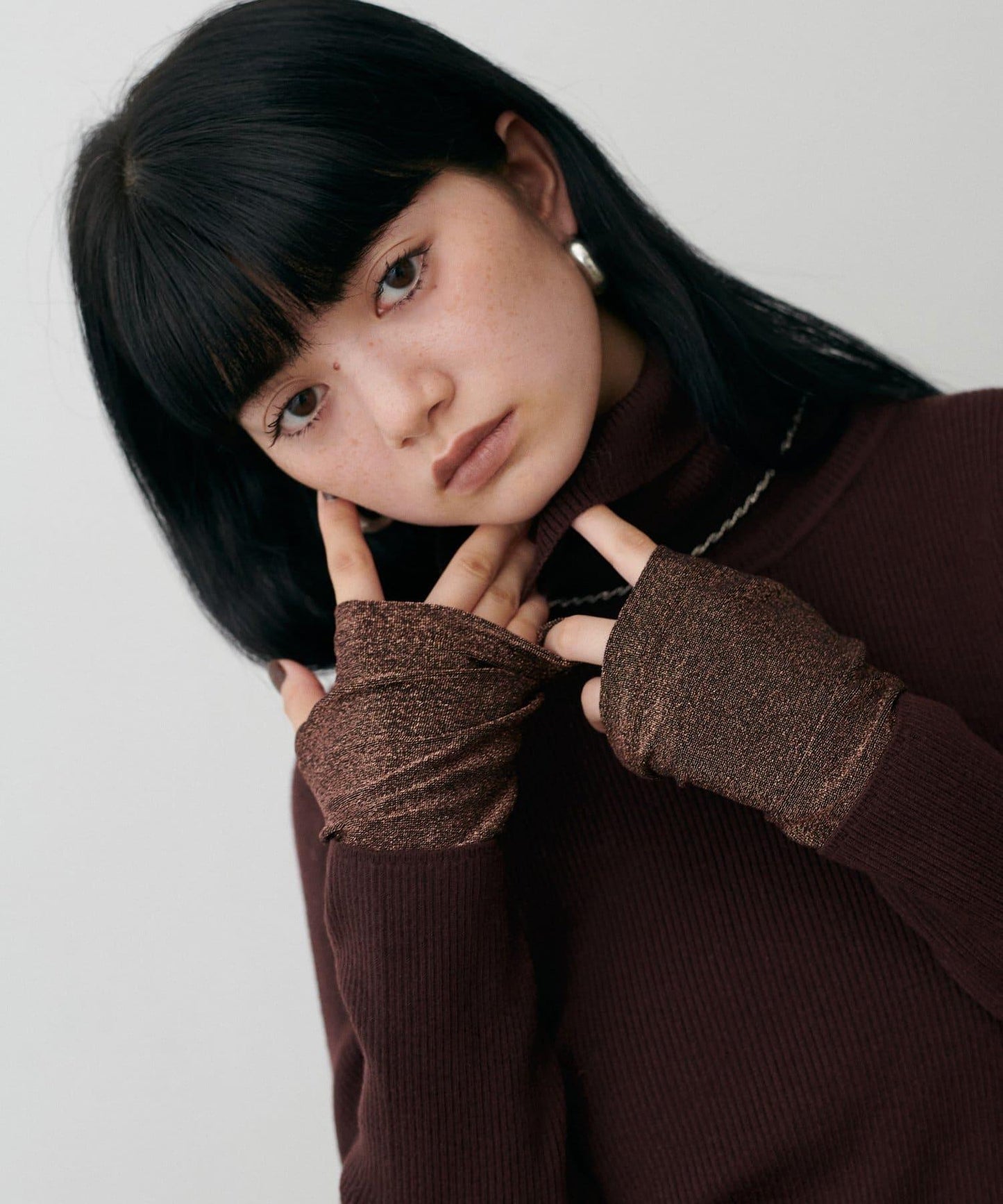 基礎羅紋高領衫