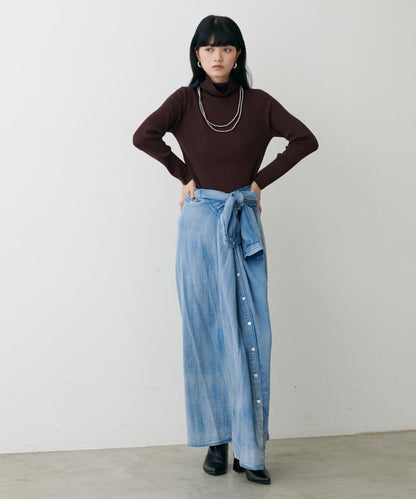 基礎羅紋高領衫