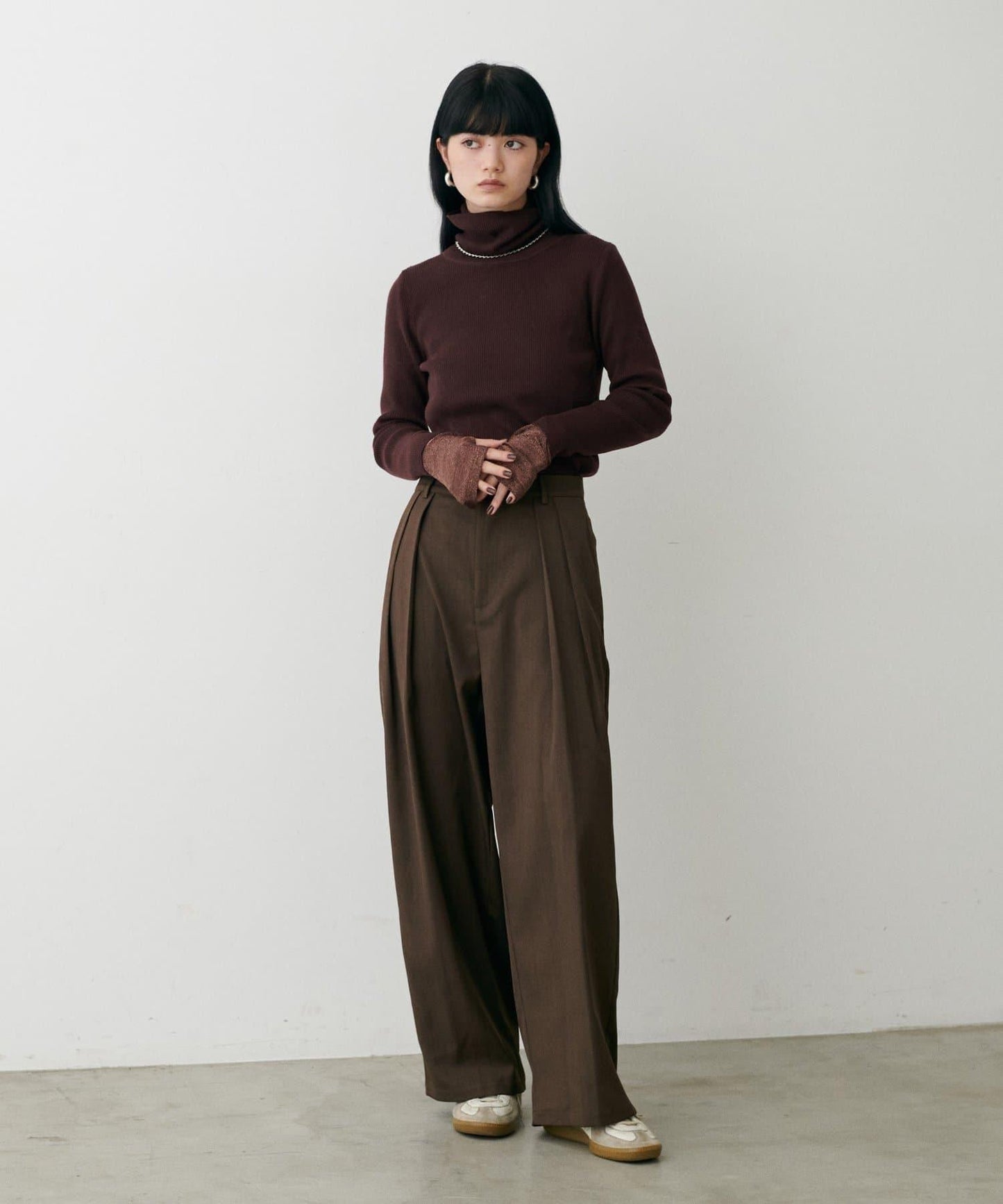 基礎羅紋高領衫