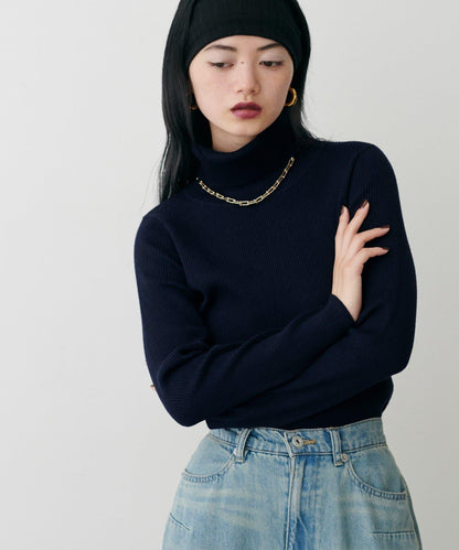 基礎羅紋高領衫