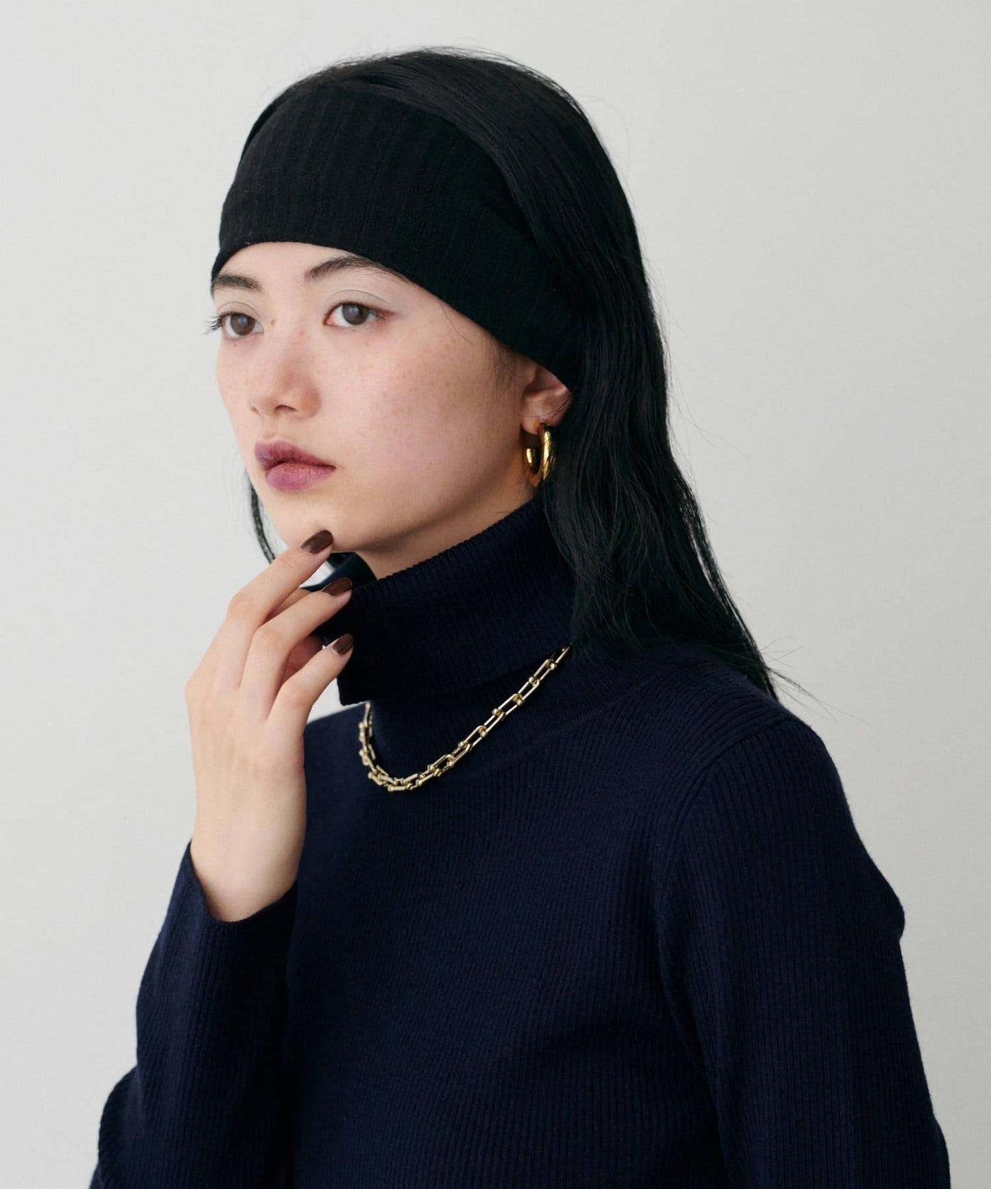 基礎羅紋高領衫