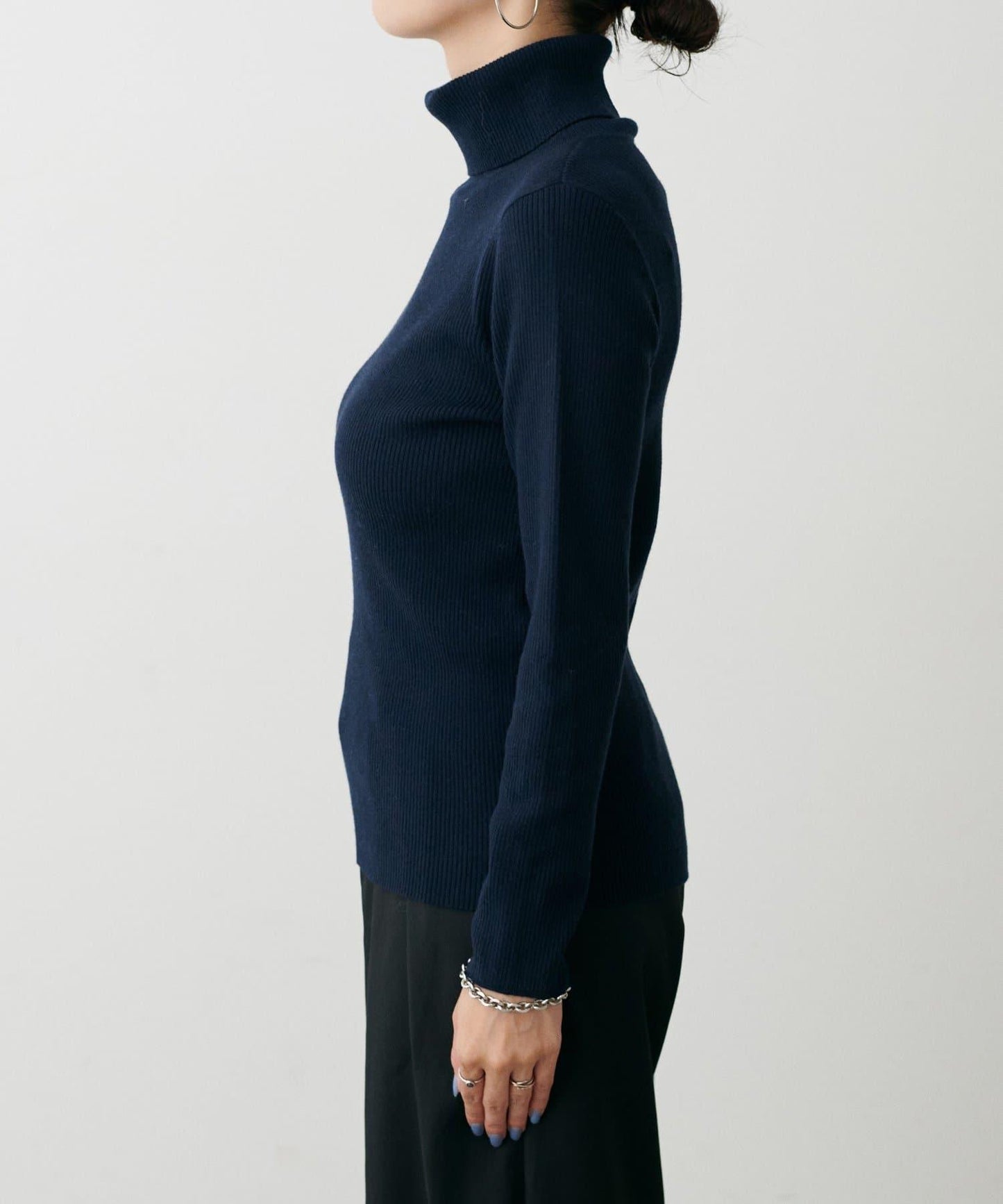 基礎羅紋高領衫