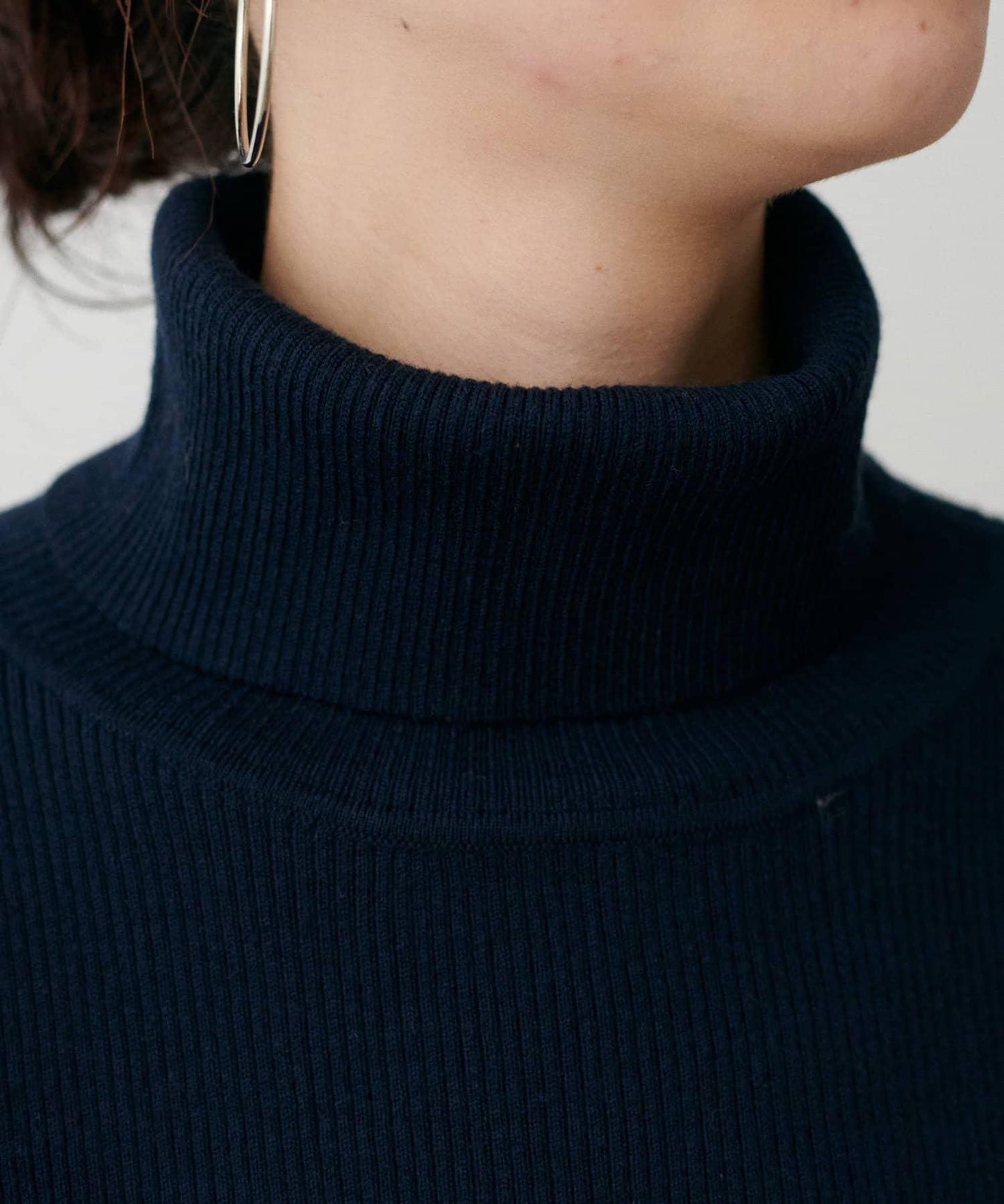 基礎羅紋高領衫