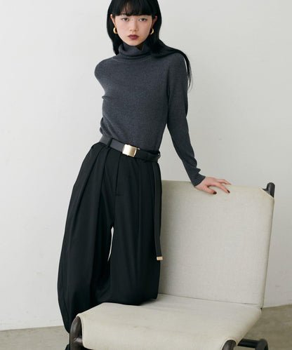 基礎羅紋高領衫