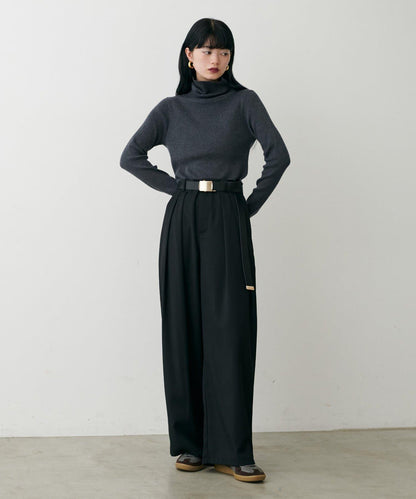 基礎羅紋高領衫