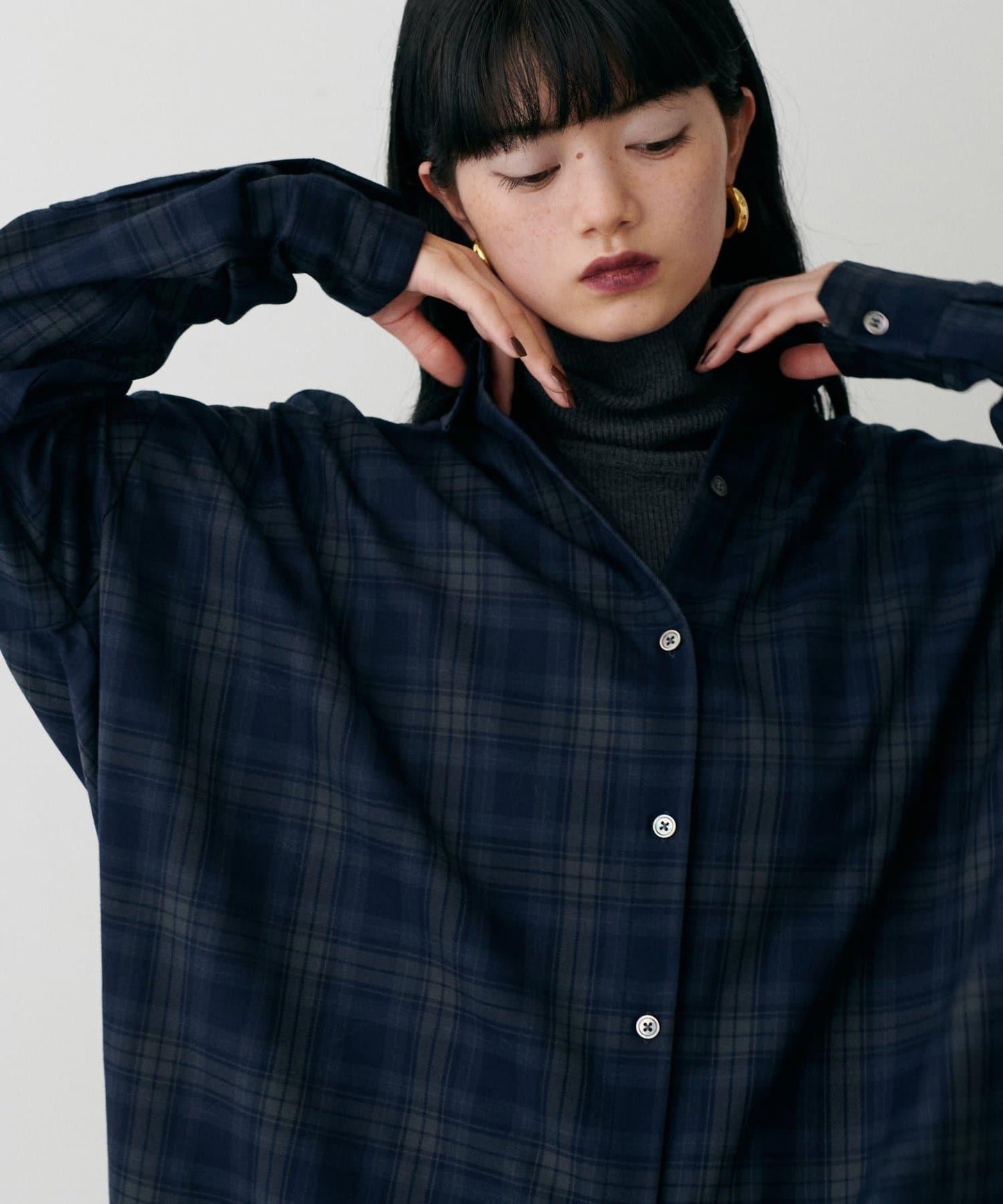 基礎羅紋高領衫