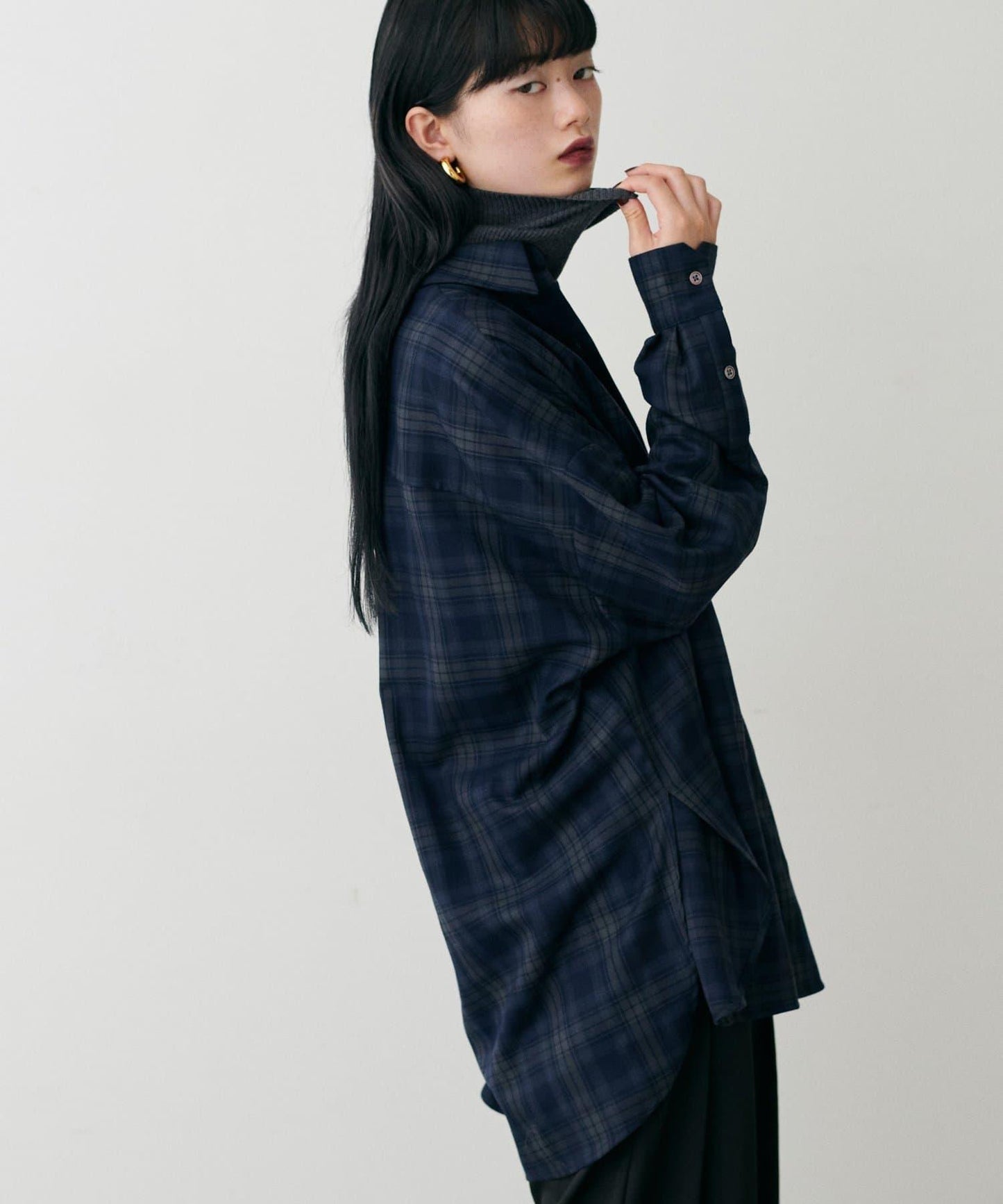 基礎羅紋高領衫