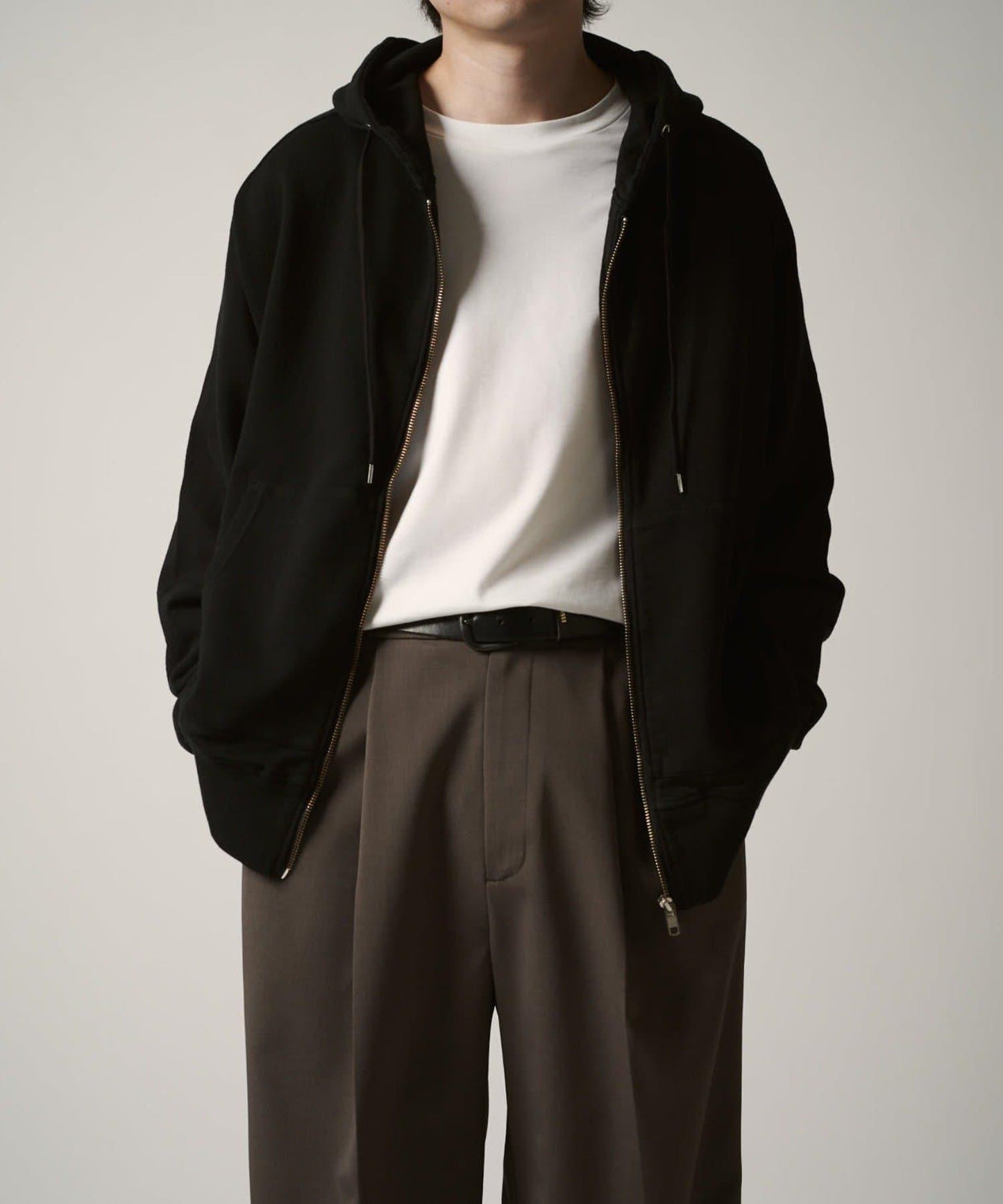 CHEMISE ZIP連帽衛衣