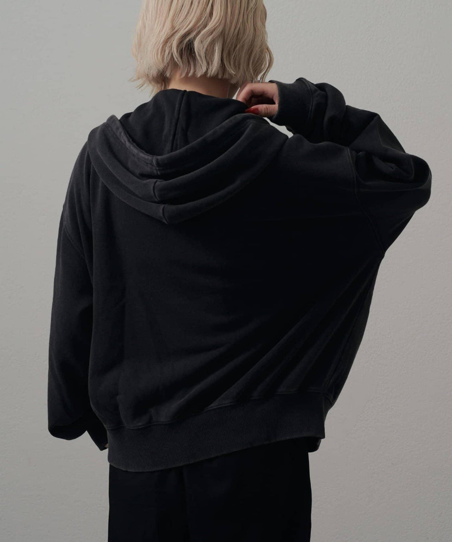 <Lui's ONE>雪花水洗拉鍊衛衣連帽衫