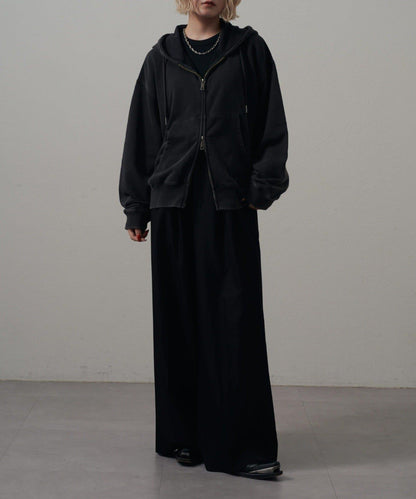 <Lui's ONE>雪花水洗拉鍊衛衣連帽衫