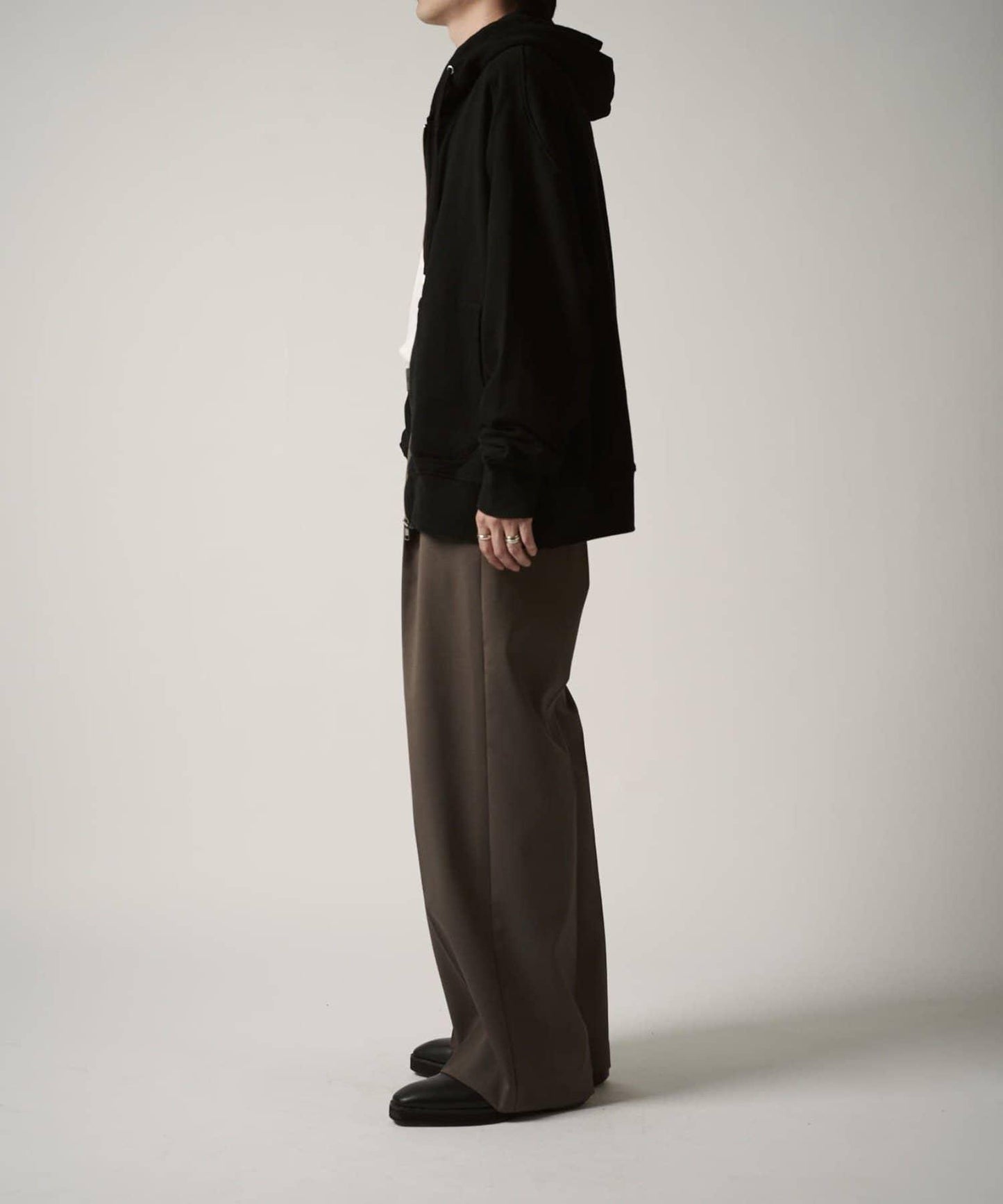 CHEMISE ZIP連帽衛衣