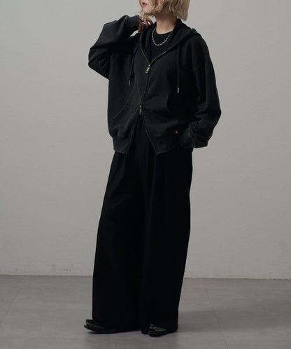 <Lui's ONE>雪花水洗拉鍊衛衣連帽衫