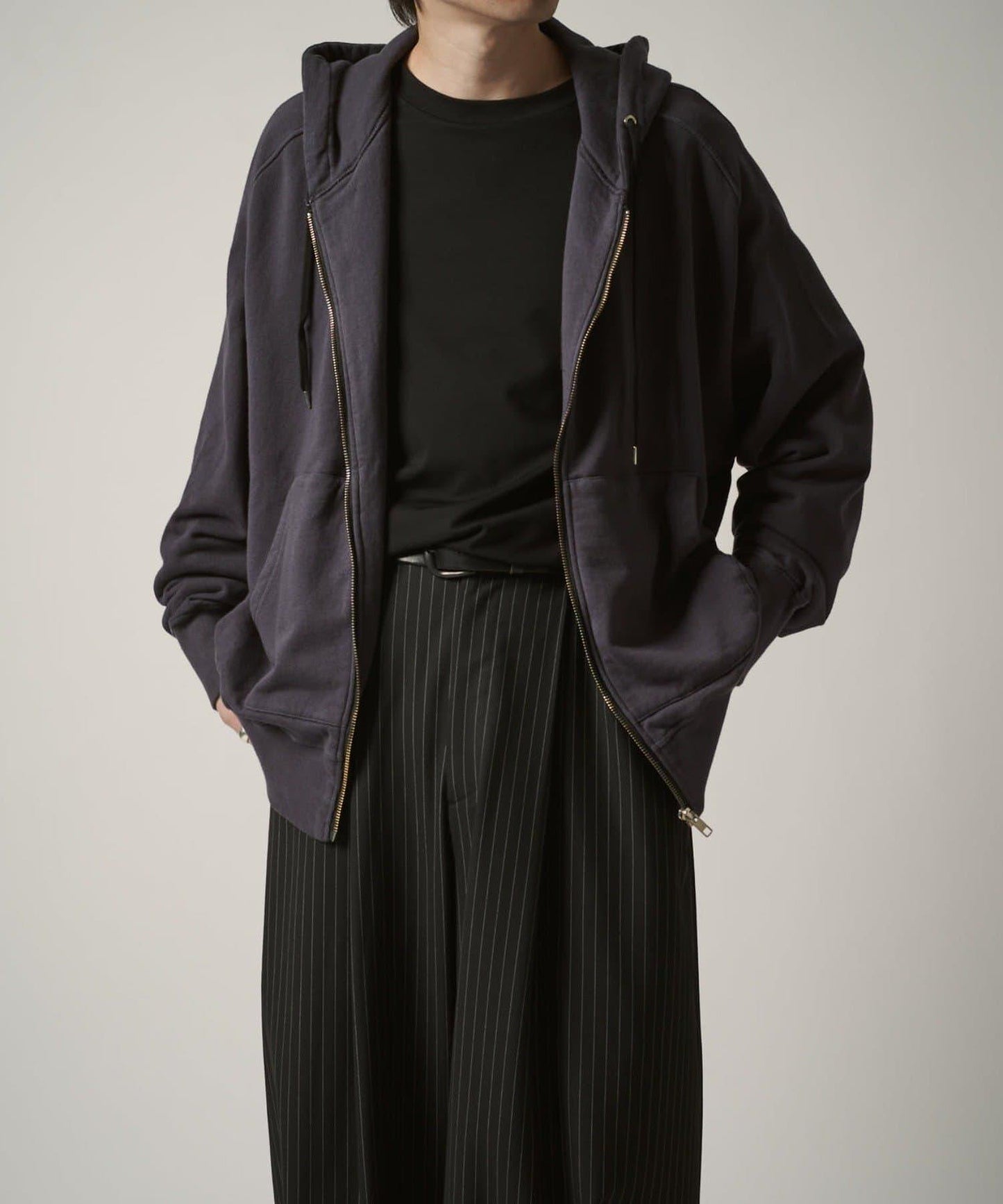 CHEMISE ZIP連帽衛衣