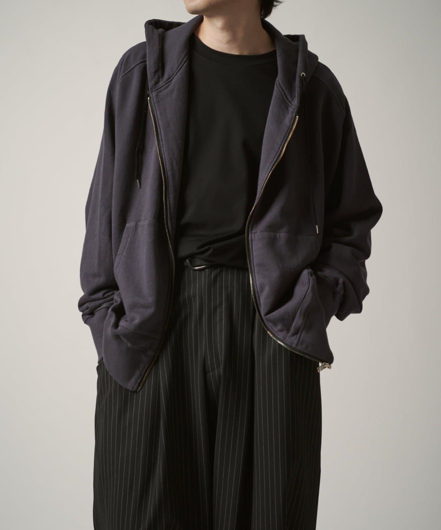 CHEMISE ZIP連帽衛衣