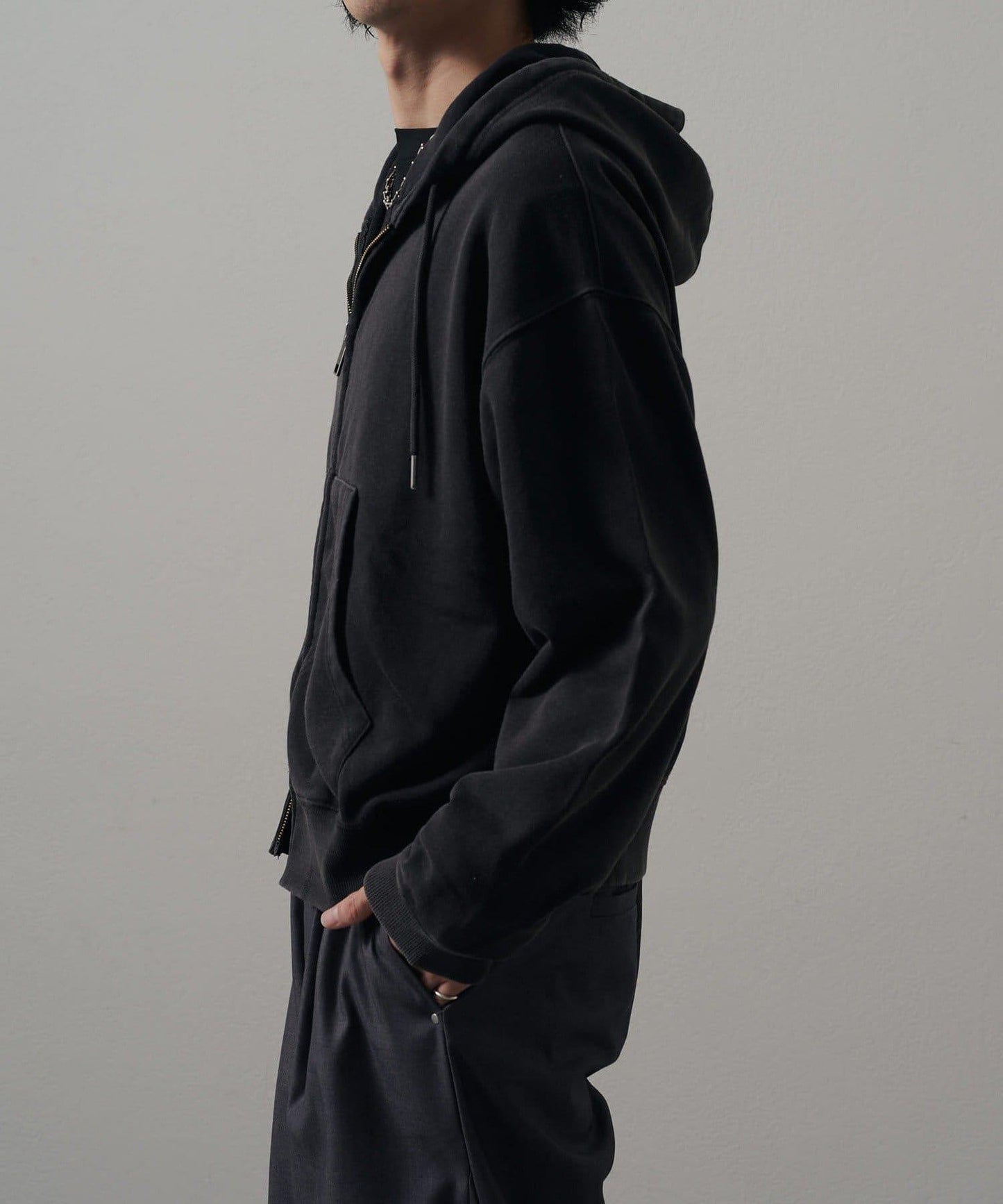 <Lui's ONE>雪花水洗拉鍊衛衣連帽衫