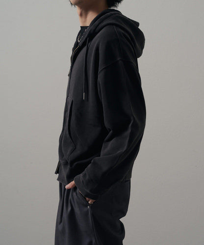 <Lui's ONE>雪花水洗拉鍊衛衣連帽衫