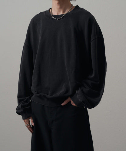 <Lui's ONE>雪花水洗圓領衛衣