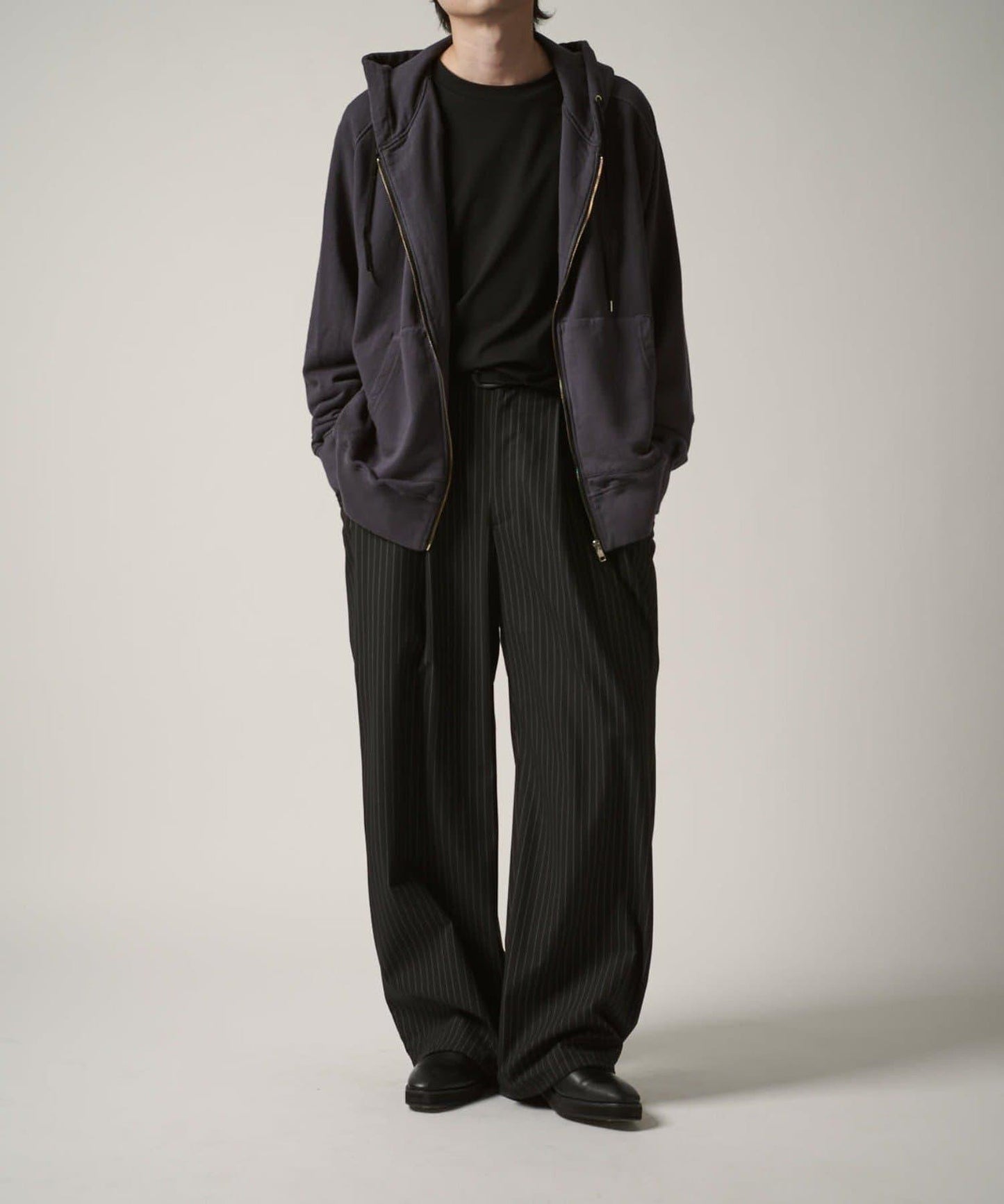 CHEMISE ZIP連帽衛衣