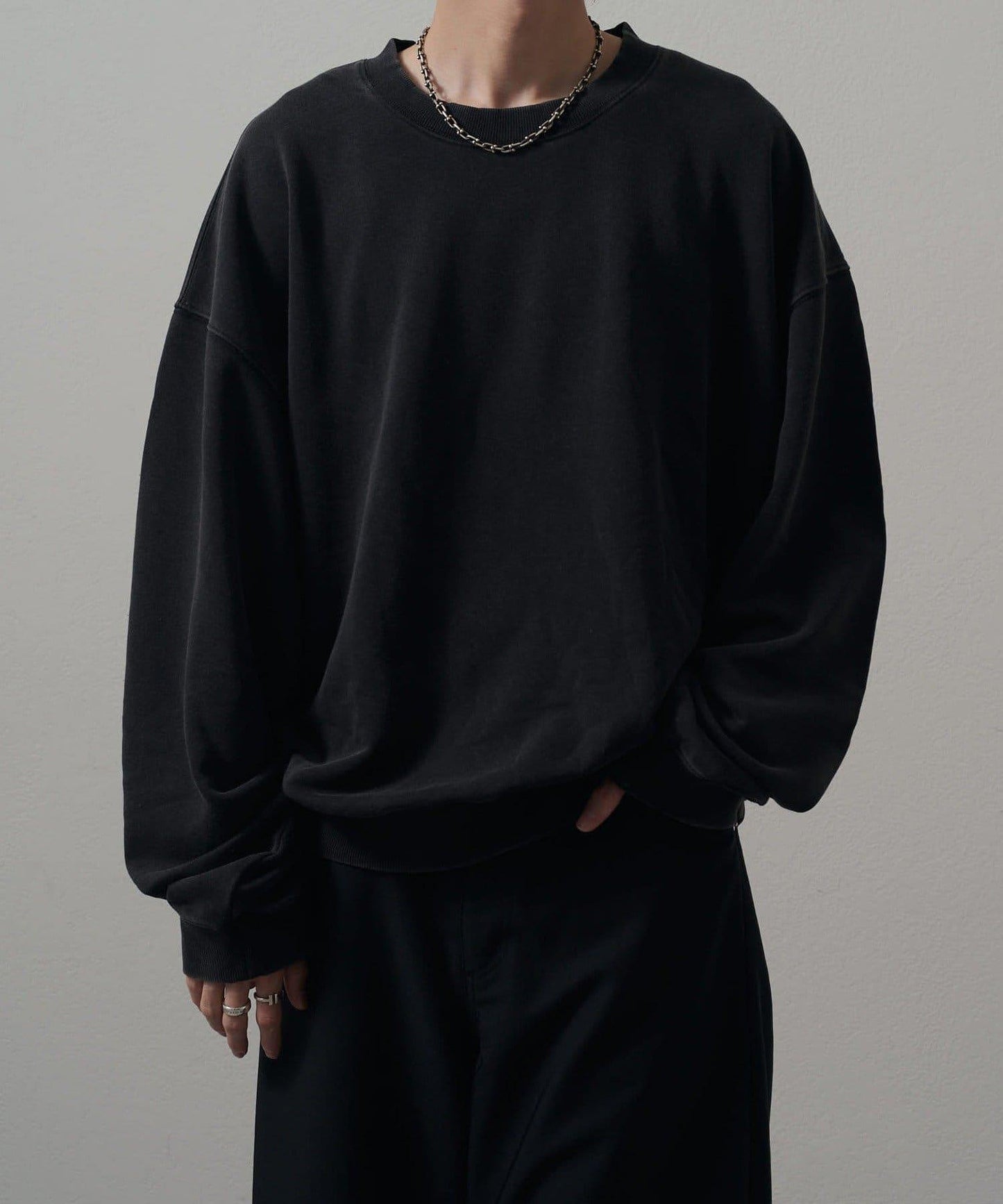 <Lui's ONE>雪花水洗圓領衛衣