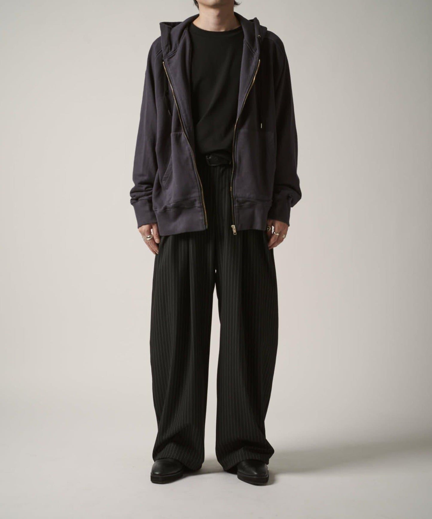 CHEMISE ZIP連帽衛衣