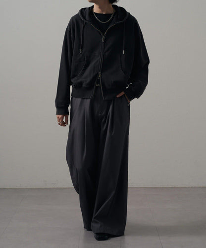 <Lui's ONE>雪花水洗拉鍊衛衣連帽衫