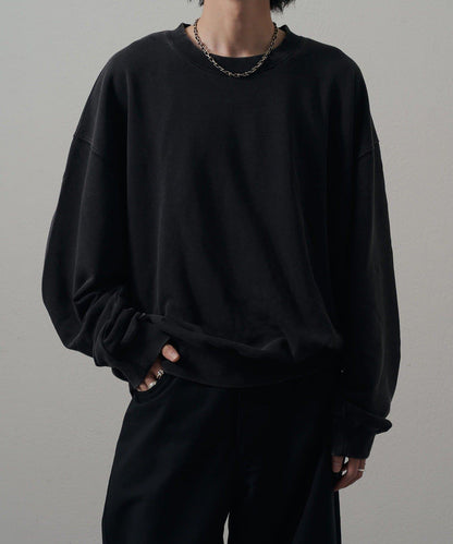 <Lui's ONE>雪花水洗圓領衛衣