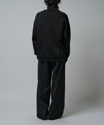 絲滑面料半拉鍊上衣