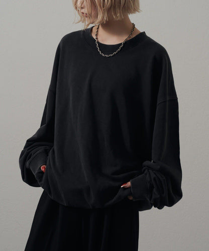 <Lui's ONE>雪花水洗圓領衛衣