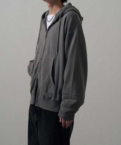 <Lui's ONE>雪花水洗拉鍊衛衣連帽衫