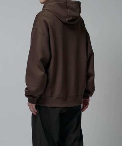 絲滑針織拉鍊連帽衫