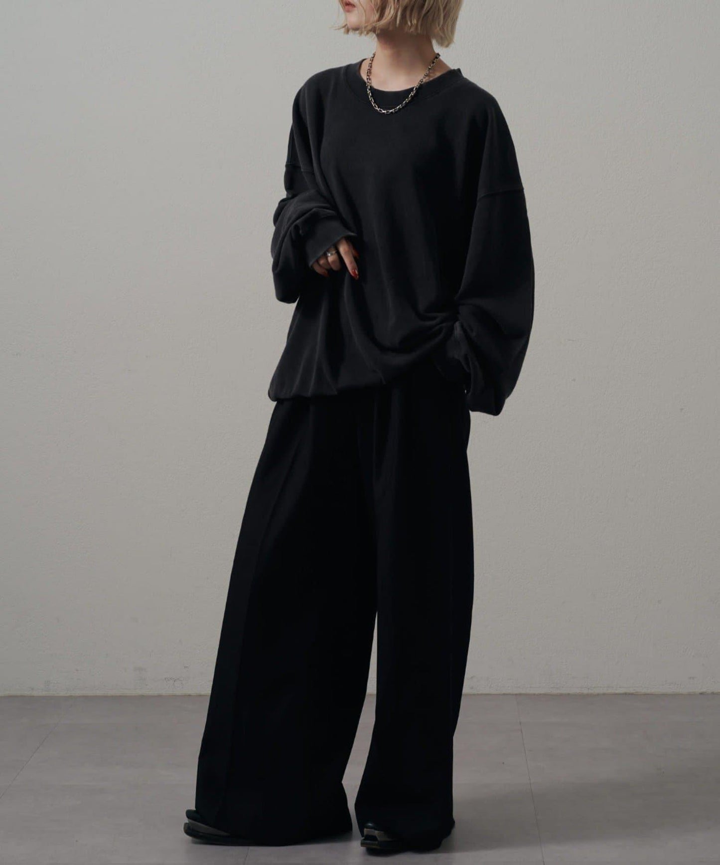 <Lui's ONE>雪花水洗圓領衛衣