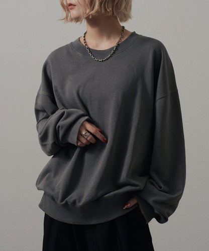 <Lui's ONE>雪花水洗圓領衛衣