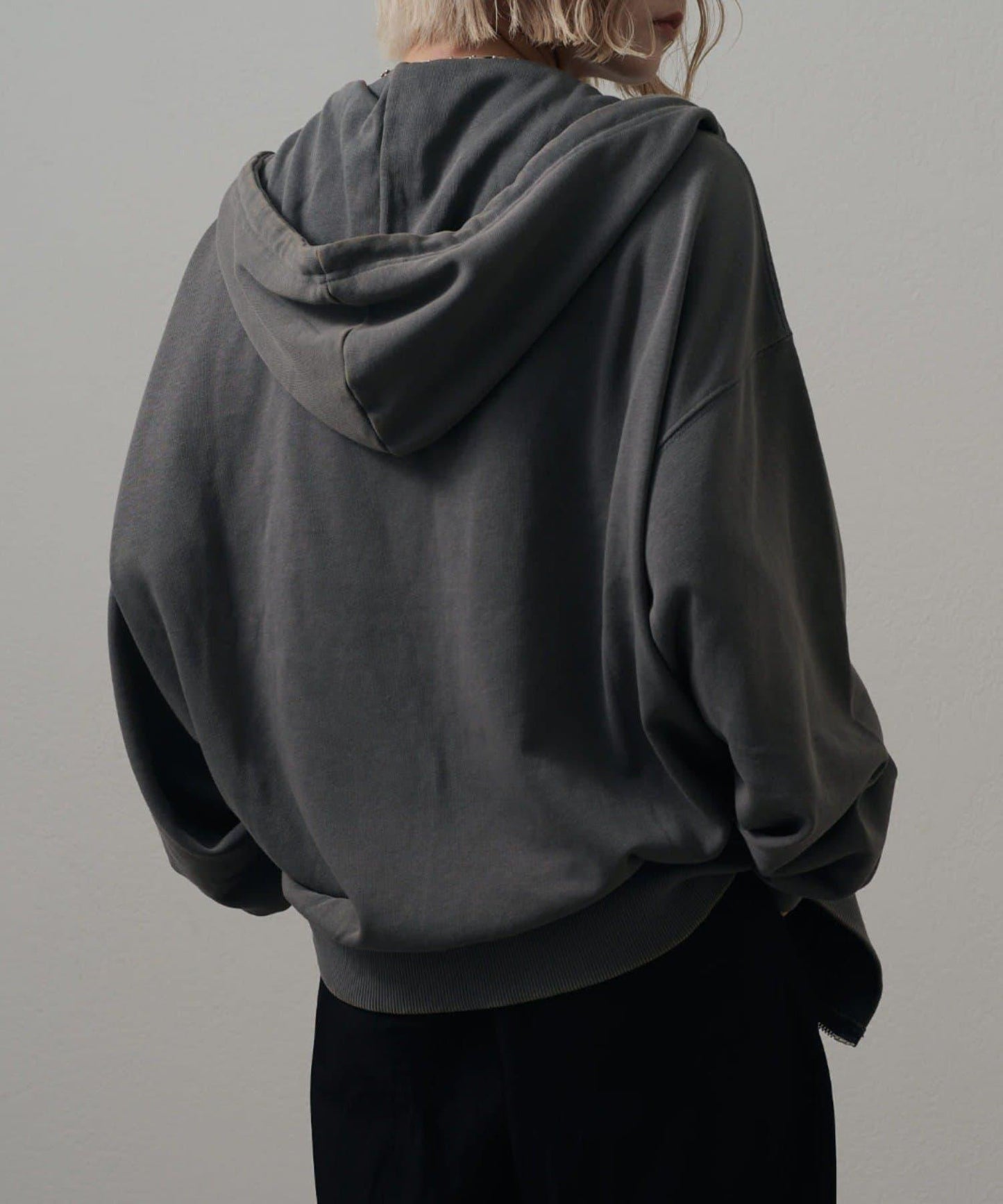 <Lui's ONE>雪花水洗拉鍊衛衣連帽衫