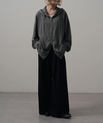 <Lui's ONE>雪花水洗拉鍊衛衣連帽衫