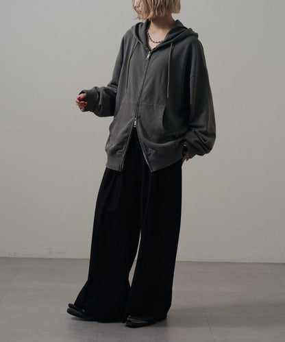 <Lui's ONE>雪花水洗拉鍊衛衣連帽衫