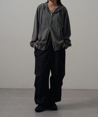 <Lui's ONE>雪花水洗拉鍊衛衣連帽衫