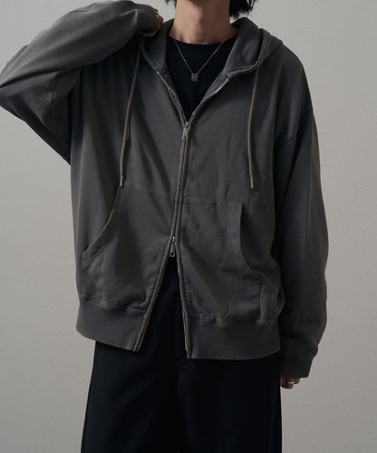 <Lui's ONE>雪花水洗拉鍊衛衣連帽衫