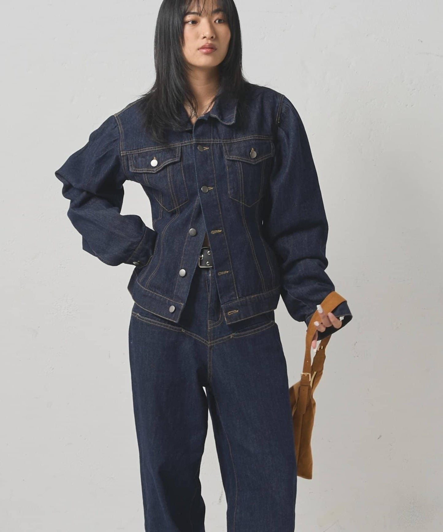 【WHO'S WHO gallery】泡泡袖牛仔夾克