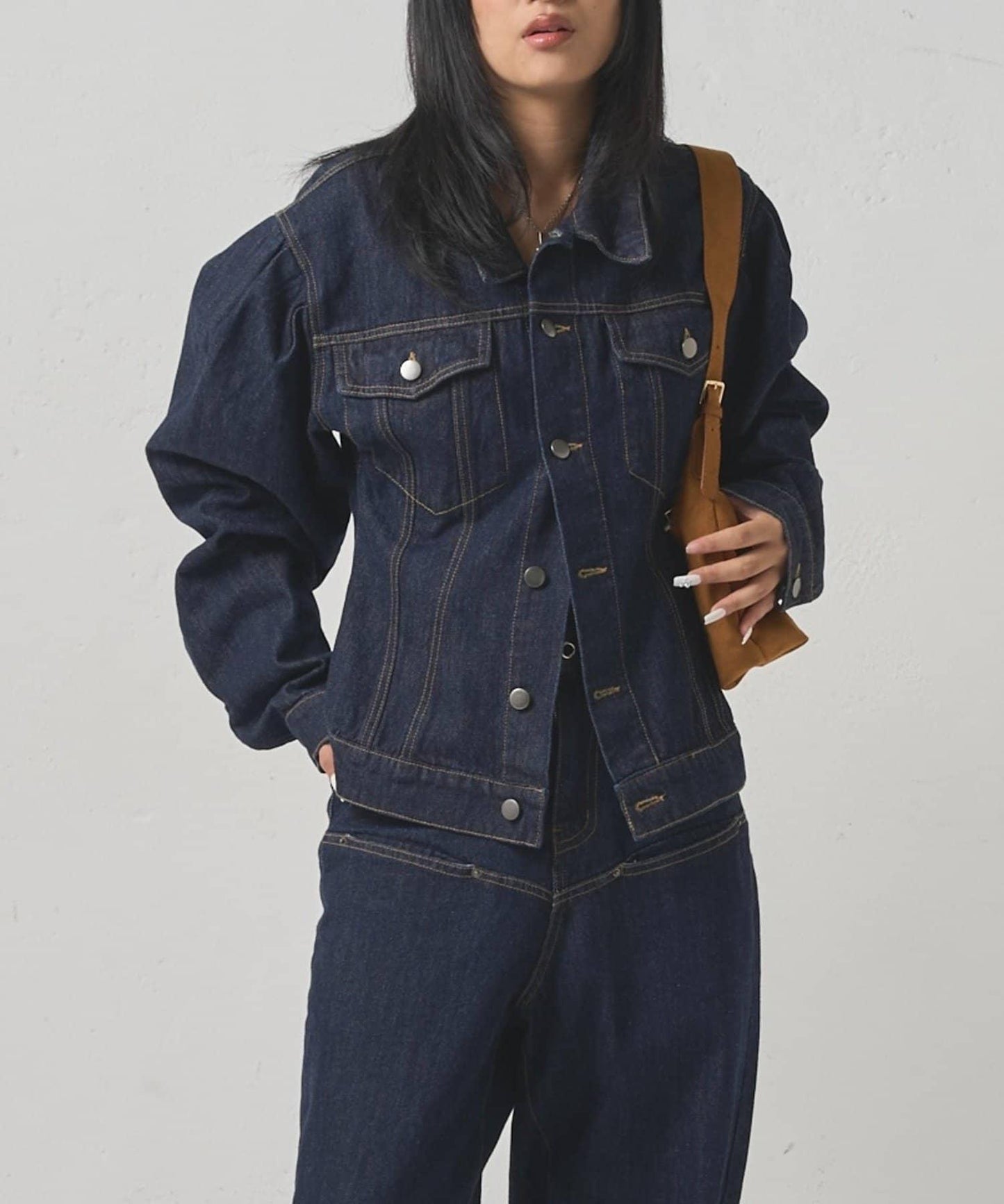 【WHO'S WHO gallery】泡泡袖牛仔夾克