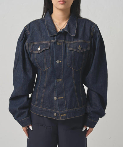 【WHO'S WHO gallery】泡泡袖牛仔夾克