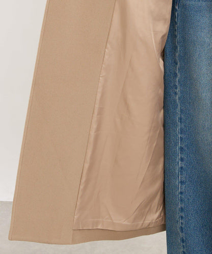 【顯瘦】立領繫帶大衣