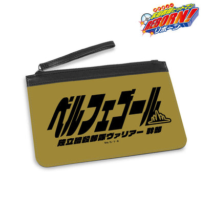 《家庭教師HITMAN REBORN!》 貝爾菲戈爾（10年後） ar-Unity元素姓名設計PU皮革扁平收納包