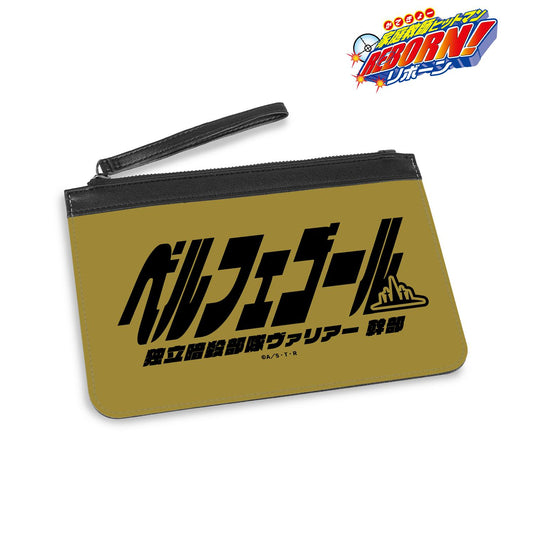 《家庭教師HITMAN REBORN!》 貝爾菲戈爾（10年後） ar-Unity元素姓名設計PU皮革扁平收納包