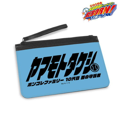 《家庭教師HITMAN REBORN!》山本武 ar-Unity元素姓名設計PU皮革扁平手拿包