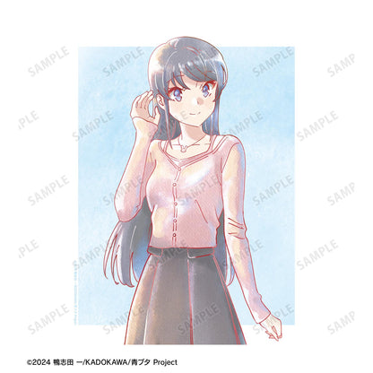 青春豬頭少年不做聖誕老人夢_櫻島麻衣 Ani-Art aqua label F3號畫布板